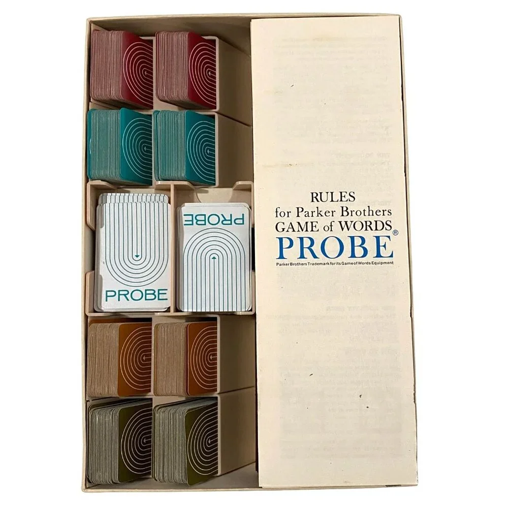 Vintage Parker Brothers PROBE Parlor Board Game 1964 Word Family‎ Fun